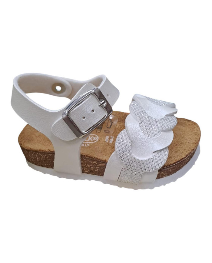 EASYWALK KID'S 257A130/SR SANDALI BAMBINA DI COLORE BIANCO
