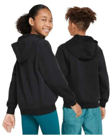 NIKE KIDS FD2988-010 FELPA DA BAMBINO COLOR NERO

