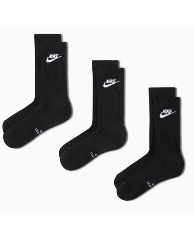 NIKE IH8522-902 3 PAIA DI CALZE COLOR NERO

