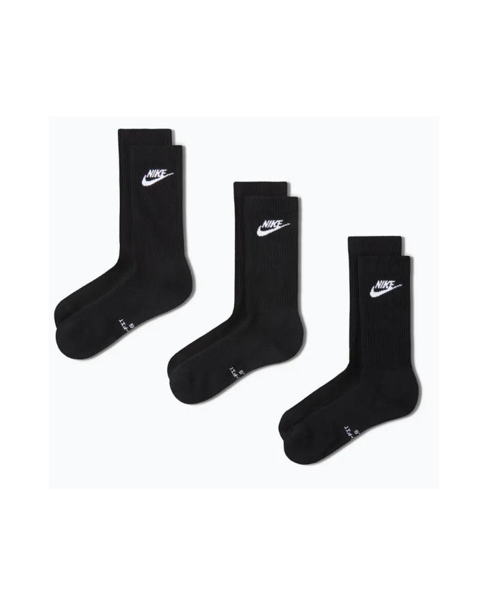 NIKE IH8522-902 3 PAIA DI CALZE COLOR NERO
