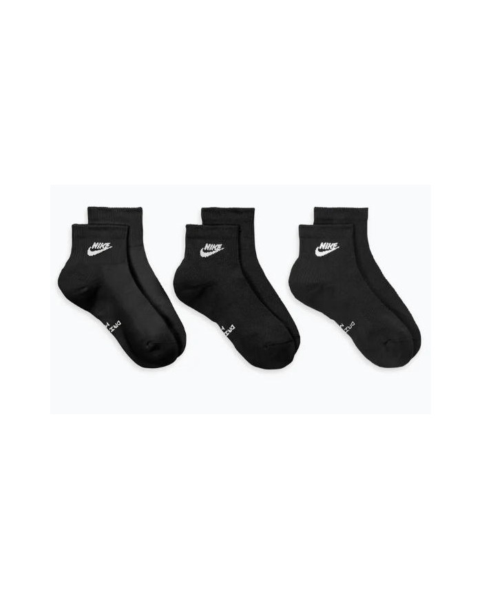 NIKE IH8523-902 3 PAIA DI CALZE COLOR NERO
