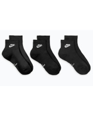 NIKE IH8523-902 3 PAIA DI CALZE COLOR NERO
