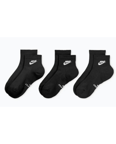 NIKE IH8523-902 3 PAIA DI CALZE COLOR NERO
