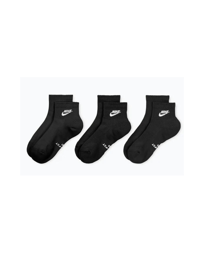 NIKE IH8523-902 3 PAIA DI CALZE COLOR NERO
