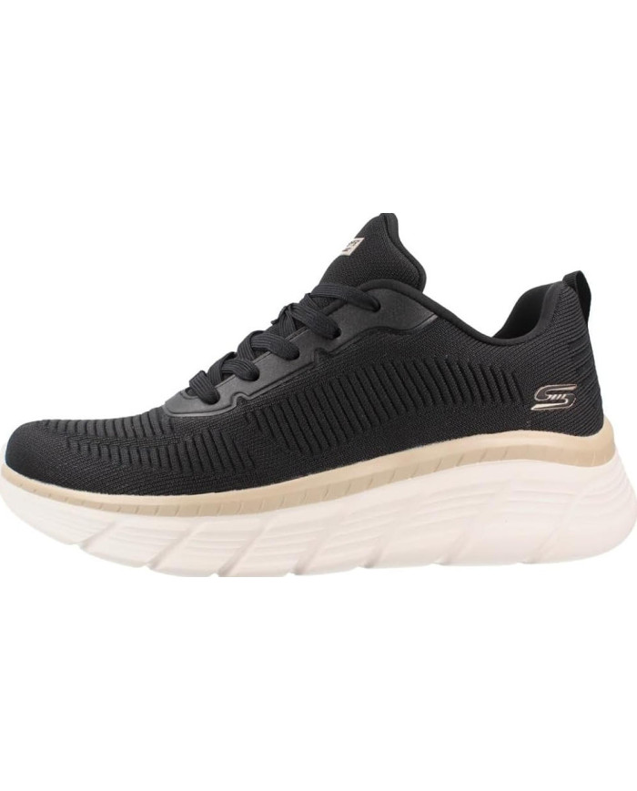 SKECHERS BOBS SPORT 117385/BKGD DA DONNA, COLORE NERO
