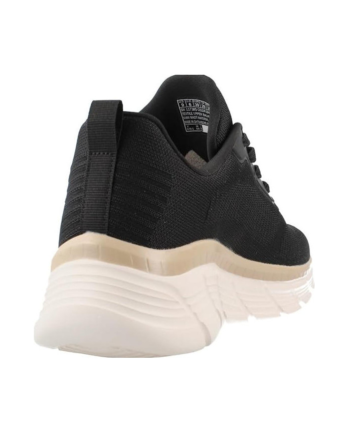 SKECHERS BOBS SPORT 117385/BKGD DA DONNA, COLORE NERO
