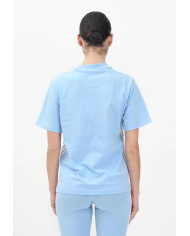 ADIDAS PERFORMANCE T-shirt a manica corta Essentials 3-Stripes Slim azzurra da donna
