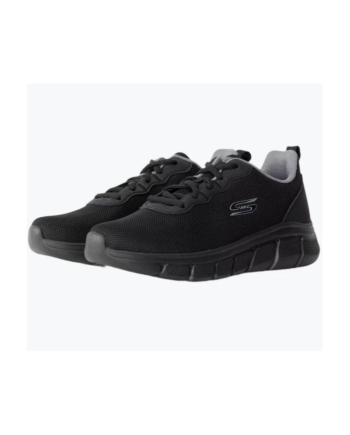 Scarpe da ginnastica da donna nere con logo di SKECHERS BOB SPORT 118109\BBK

