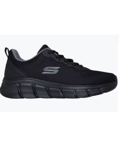 Scarpe da ginnastica da donna nere con logo di SKECHERS BOB SPORT 118109\BBK
