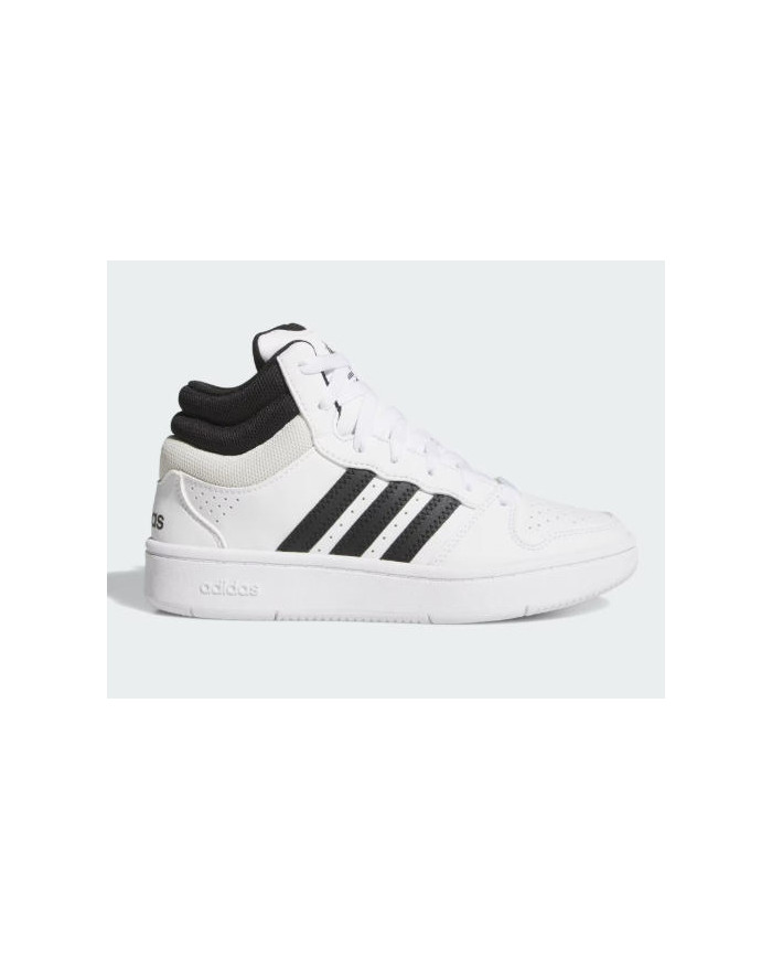 ADIDAS HOOPS MID CLASSIC J KI1077 SNEAKERS UNISEX, BIANCHE
