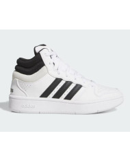 ADIDAS HOOPS MID CLASSIC J KI1077 SNEAKERS UNISEX, BIANCHE
