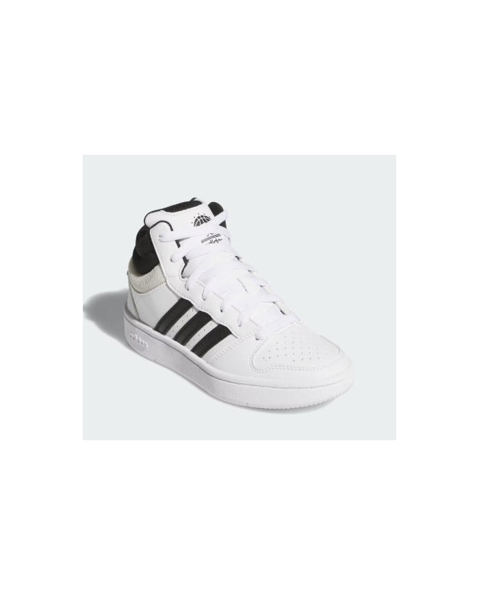 ADIDAS HOOPS MID CLASSIC J KI1077 SNEAKERS UNISEX, BIANCHE

