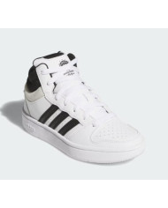 ADIDAS HOOPS MID CLASSIC J KI1077 SNEAKERS UNISEX, BIANCHE
