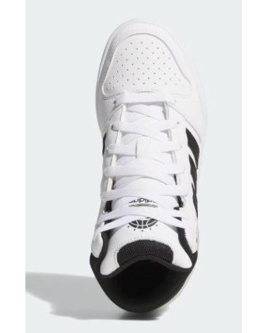 ADIDAS HOOPS MID CLASSIC J KI1077 SNEAKERS UNISEX, BIANCHE
