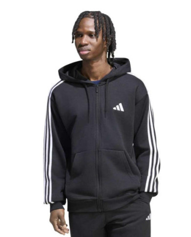 FELPA CON ZIP ADIDAS M 3S FT FZ HD KY6568 DA UOMO COLOR NERO
