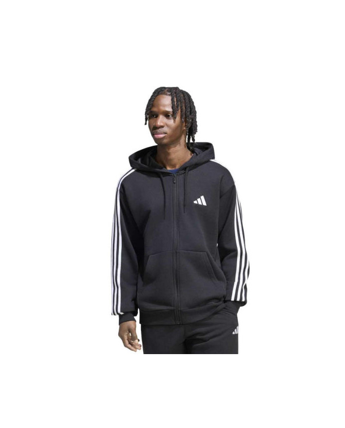 FELPA CON ZIP ADIDAS M 3S FT FZ HD KY6568 DA UOMO COLOR NERO
