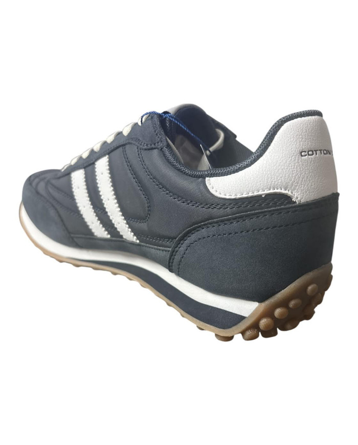 COTTON BELT KENSINGHON CBM61A02 SNEAKERS DA UOMO DI COLORE BLU O TERRA O VERDE
