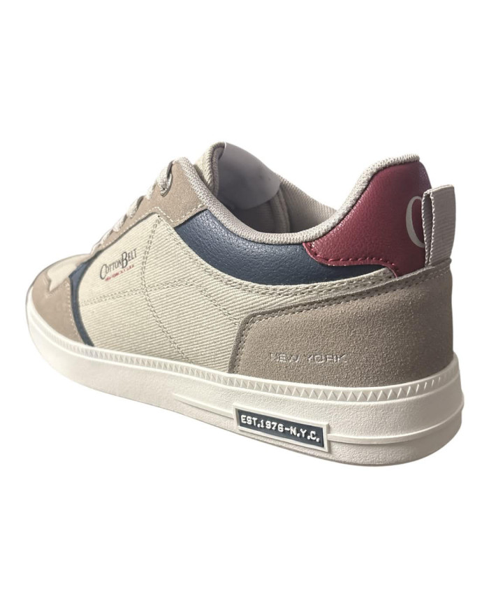 COTTON BELT HOOK CVS CBM614A14 SNEAKERS DA UOMO BIANCO O CEMENTO/BLU
