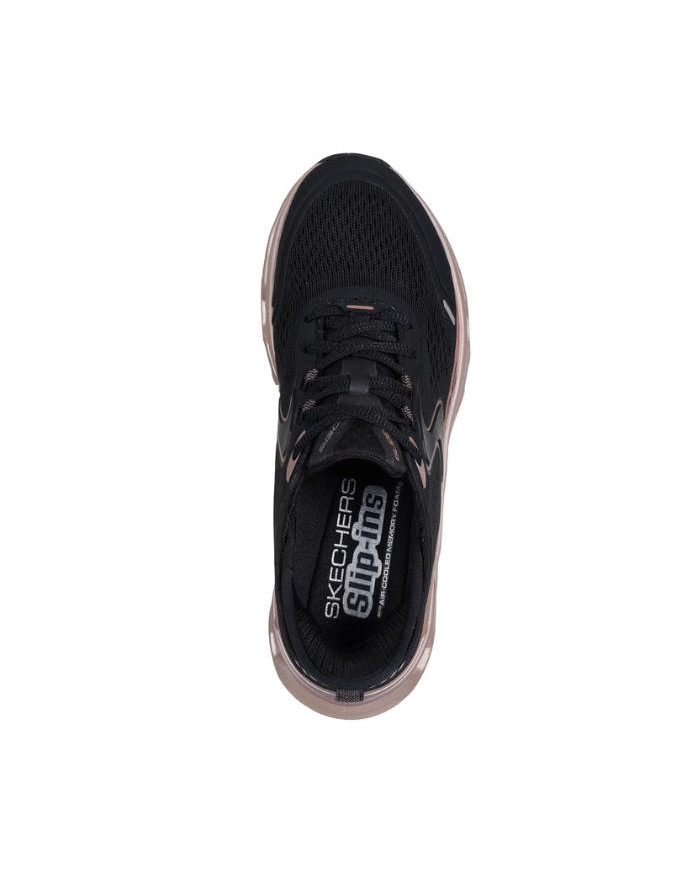SKECHERS SLIP-INS 150514/BKRG SNEAKER DA DONNA DI COLOR NERO/ROSA
