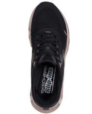 SKECHERS SLIP-INS 150514/BKRG SNEAKER DA DONNA DI COLOR NERO/ROSA
