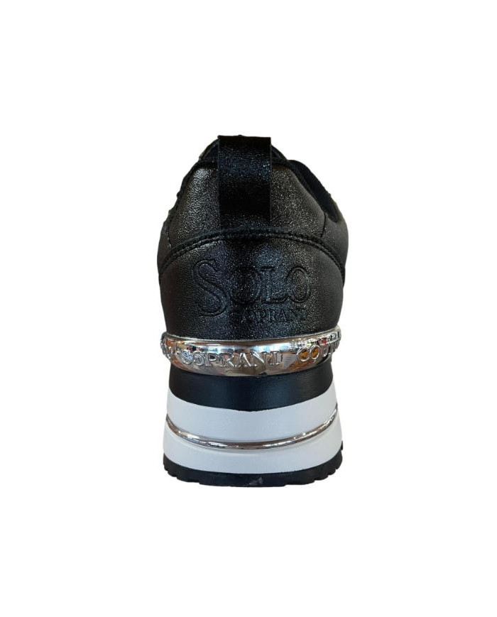 SOLO SOPRANI PREMIUM LOGO SSW523P03/04 SNEAKER DA DONNA NERE
