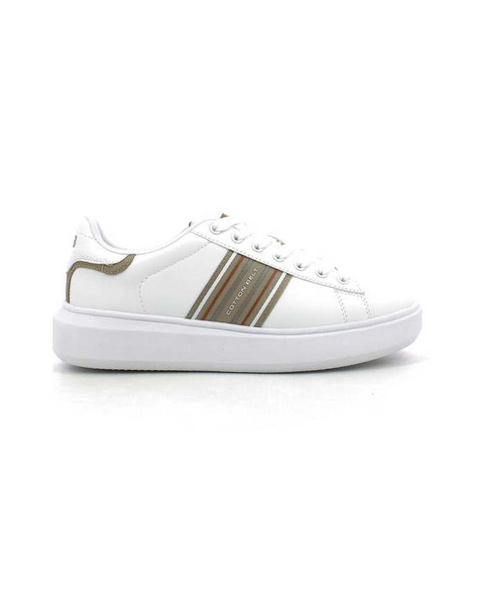 COTTON BELT BRIGHTON 2.0 LTH  CBM614A20 SNEAKERS DA UOMO BIANCHE
