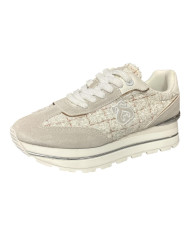 SOLO SOPRANI LITUANIA BOUCLE SUADE SNEAKER DA DONNA COLOR BEIGE/BIANCO
