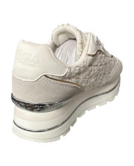 SOLO SOPRANI LITUANIA BOUCLE SUADE SNEAKER DA DONNA COLOR BEIGE/BIANCO
