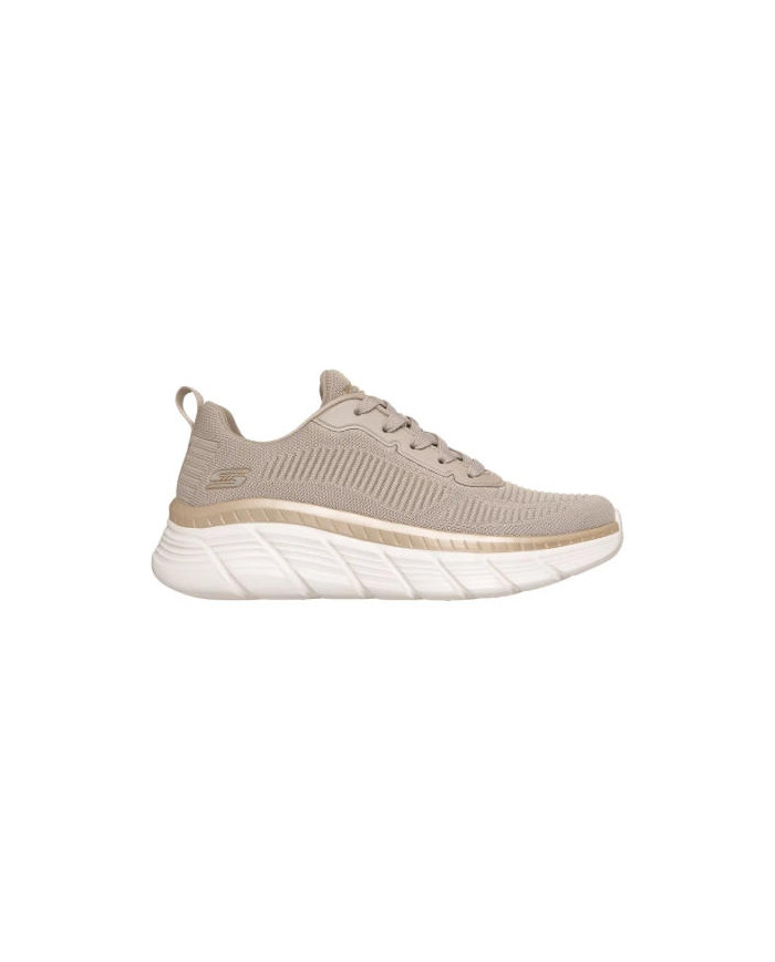 SKECHERS BOB SPORT 117385/TPGD SNEAKERS DA DONNA COLOR TAUPE/GOLD
