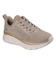 SKECHERS BOB SPORT 117385/TPGD SNEAKERS DA DONNA COLOR TAUPE/GOLD
