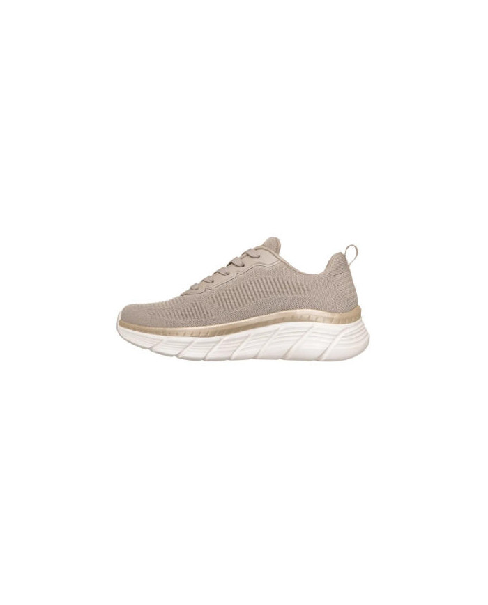 SKECHERS BOB SPORT 117385/TPGD SNEAKERS DA DONNA COLOR TAUPE/GOLD
