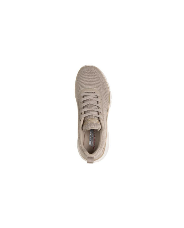 SKECHERS BOB SPORT 117385/TPGD SNEAKERS DA DONNA COLOR TAUPE/GOLD

