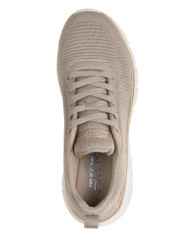 SKECHERS BOB SPORT 117385/TPGD SNEAKERS DA DONNA COLOR TAUPE/GOLD
