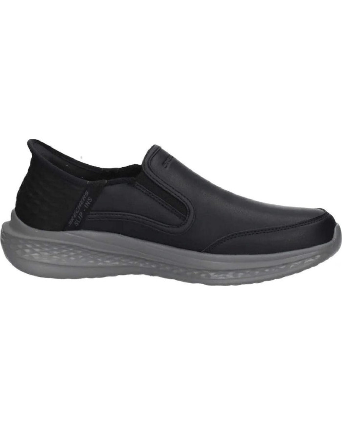 SKECHERS SLIP-INS 205237/BLK SNEAKERS DA UOMO COLOR NERO
