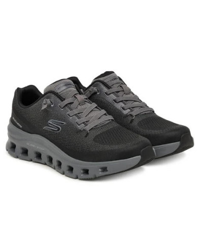 SKECHERS GLIDE STEP 233132/BKCC SNEAKERS DA UOMO NERE
