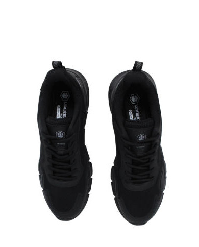 SNEAKERS LUMBERJACK BEGGIN UOMO 102243326 NERO CON PLANTARE IN MEMORY 
