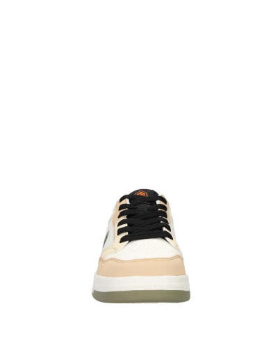 Sneakers da uomo LUMBERJACK OWLY UOMO 102243368 bianche, verdi e tocchi di arancio 
