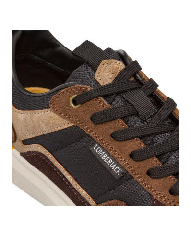 Sneakers marrone  da Uomo con inserti in contrasto Lumberjack Neil 
