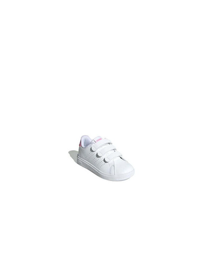 Sneakers Adidas Advantage Base 2.0 CF C ID1305 bianca e rosa con strappi 
