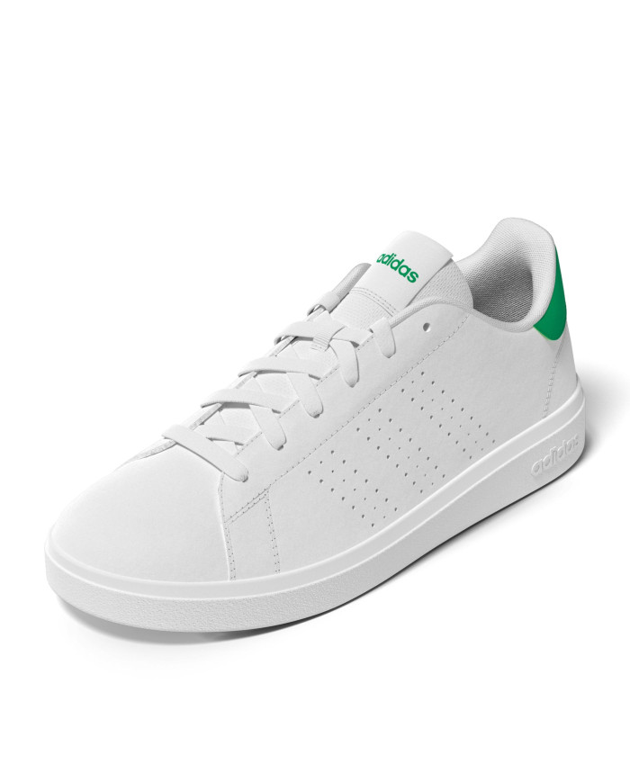 Modello advantage base 2.0 j ID3889 - Scarpe da ginnastica in pelle - Patch adidas cucito sulla linguetta - Logo adidas sul tall