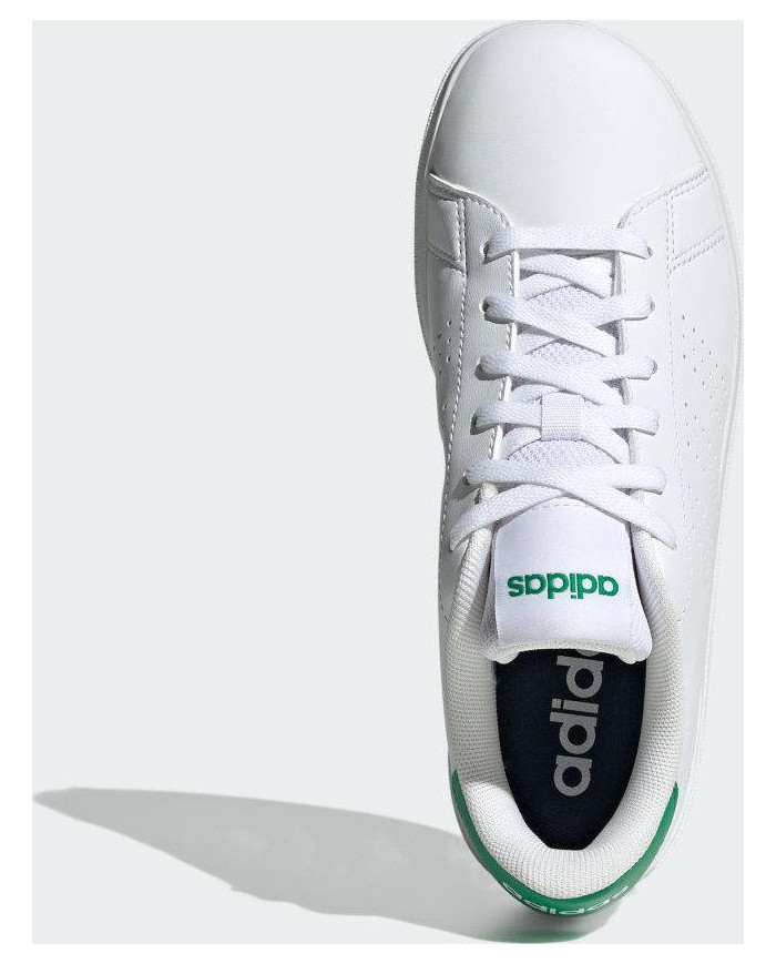 Modello advantage base 2.0 j ID3889 - Scarpe da ginnastica in pelle - Patch adidas cucito sulla linguetta - Logo adidas sul tall