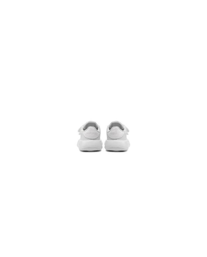 SNEAKERS ADIDAS ADVANTAGE CF ID5283 TOTAL WHITE CON TRE STRAPPI E SUOLA BUBBLE COMFY
