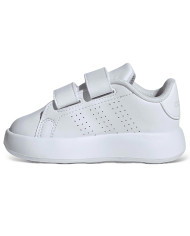 SNEAKERS ADIDAS ADVANTAGE CF ID5283 TOTAL WHITE CON TRE STRAPPI E SUOLA BUBBLE COMFY

