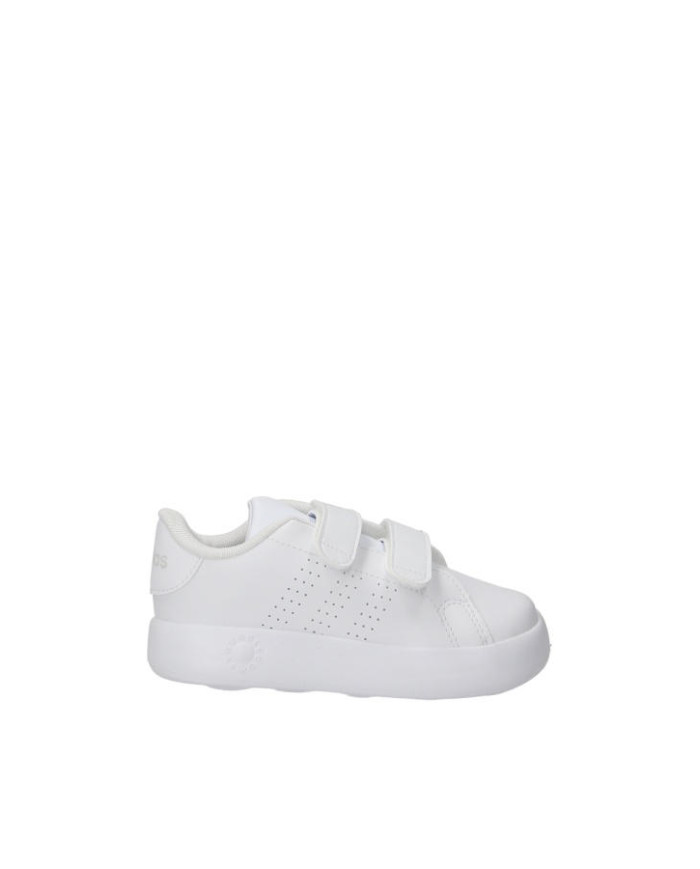SNEAKERS ADIDAS ADVANTAGE CF ID5283 TOTAL WHITE CON TRE STRAPPI E SUOLA BUBBLE COMFY
