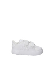 SNEAKERS ADIDAS ADVANTAGE CF ID5283 TOTAL WHITE CON TRE STRAPPI E SUOLA BUBBLE COMFY
