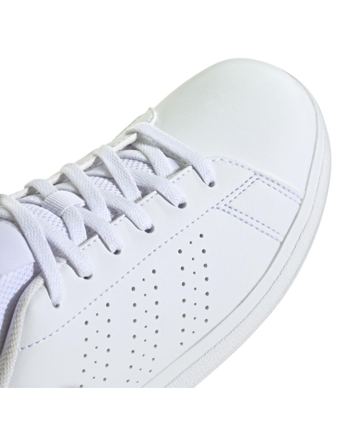 Modello advantage base 2.0 j ID3889 - Scarpe da ginnastica in pelle - Patch adidas cucito sulla linguetta - Logo adidas sul tall