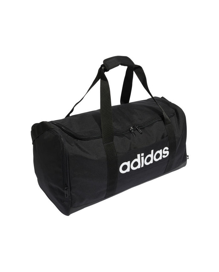 ADIDAS BORSONE LINEAR DUFFEL JE8343 NERO CON LOGO BIANCO
