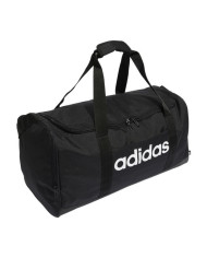 ADIDAS BORSONE LINEAR DUFFEL JE8343 NERO CON LOGO BIANCO
