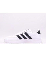 ADIDAS BREAKNET 2.0 HP9426 SCARPE DA UOMO BIANCHE CON STRISCE NERE DI PELLE

