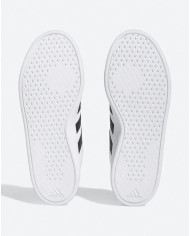 ADIDAS BREAKNET 2.0 HP9426 SCARPE DA UOMO BIANCHE CON STRISCE NERE DI PELLE

